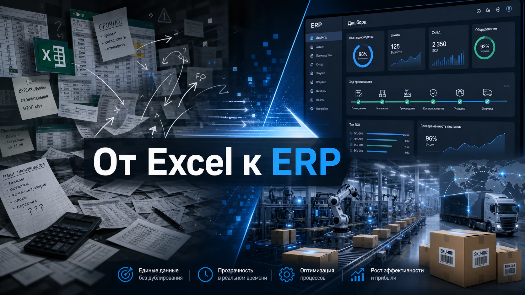 От Exel к ERP
