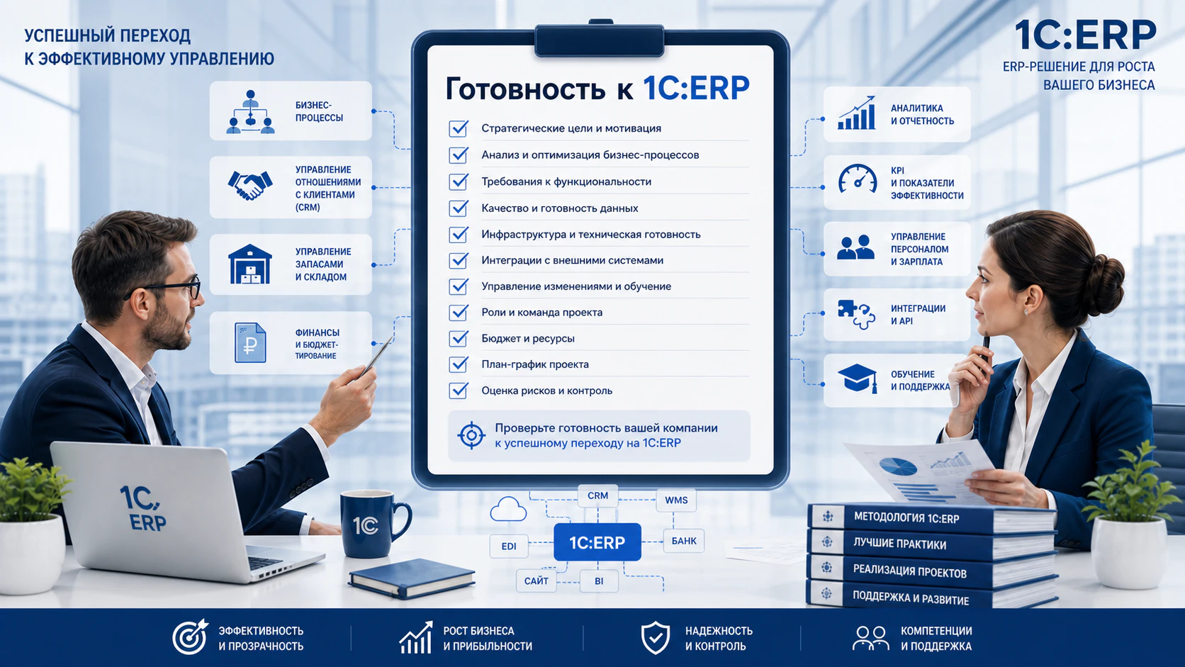 Переход команды к работе в 1С:ERP