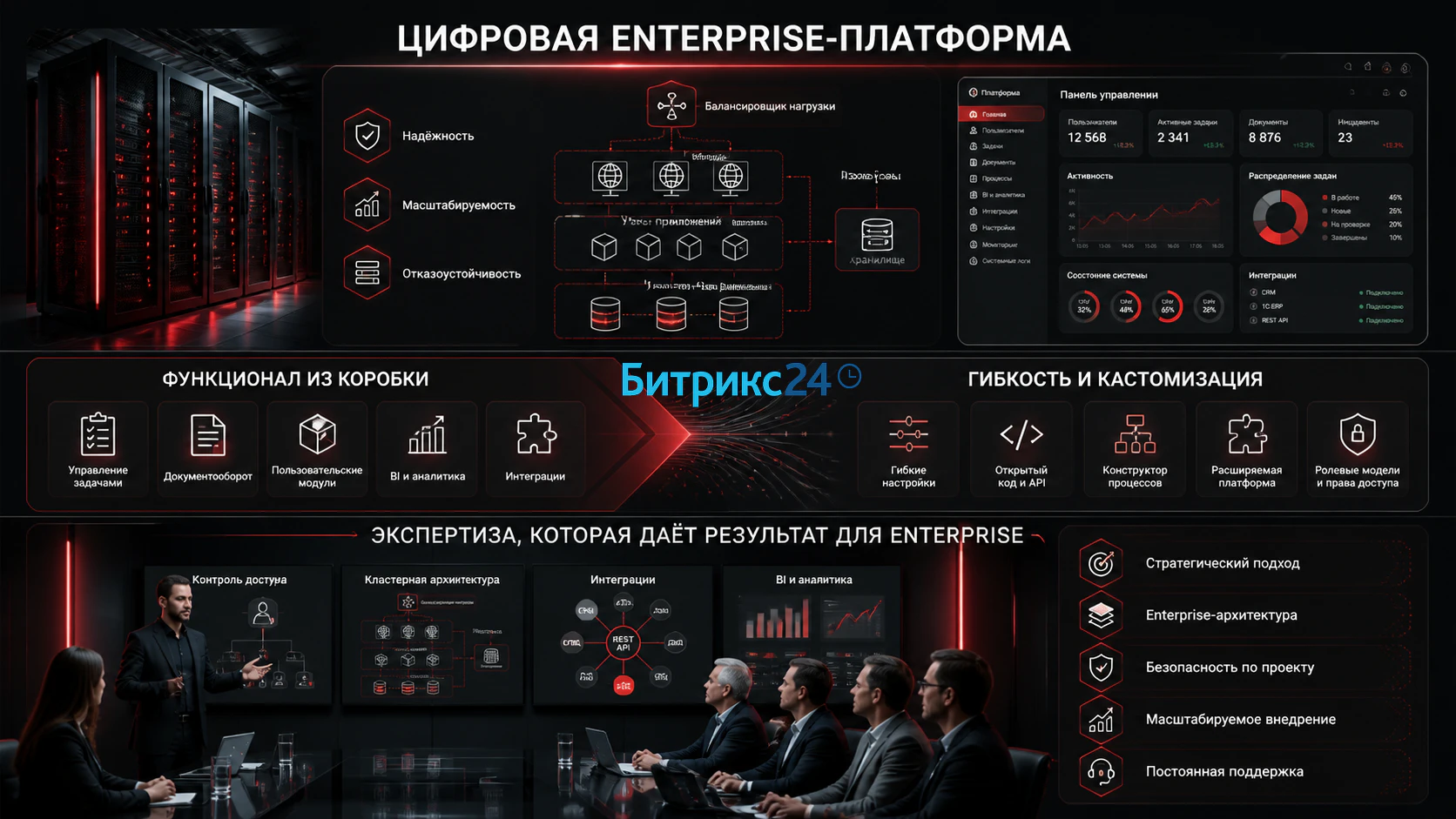 Отказоустойчивая архитектура Битрикс24 Enterprise