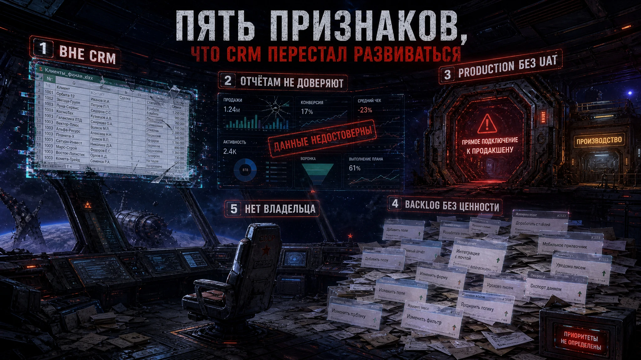 Пять признаков, что Битрикс24 перестал развиваться