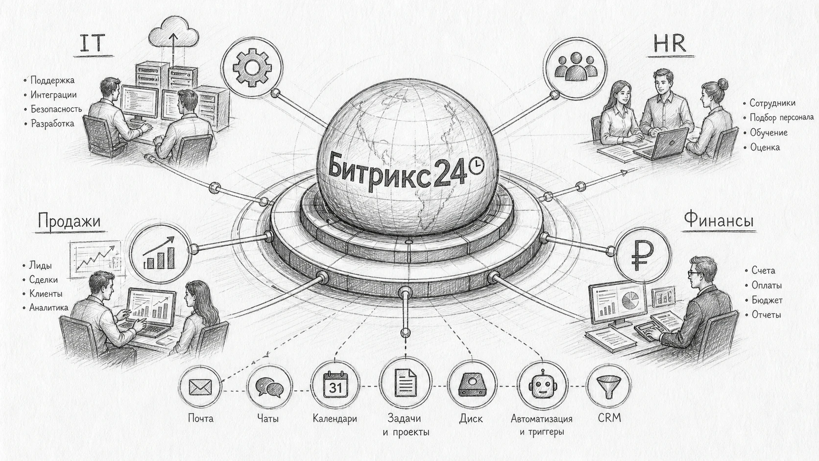 Данные и аналитика Битрикс24