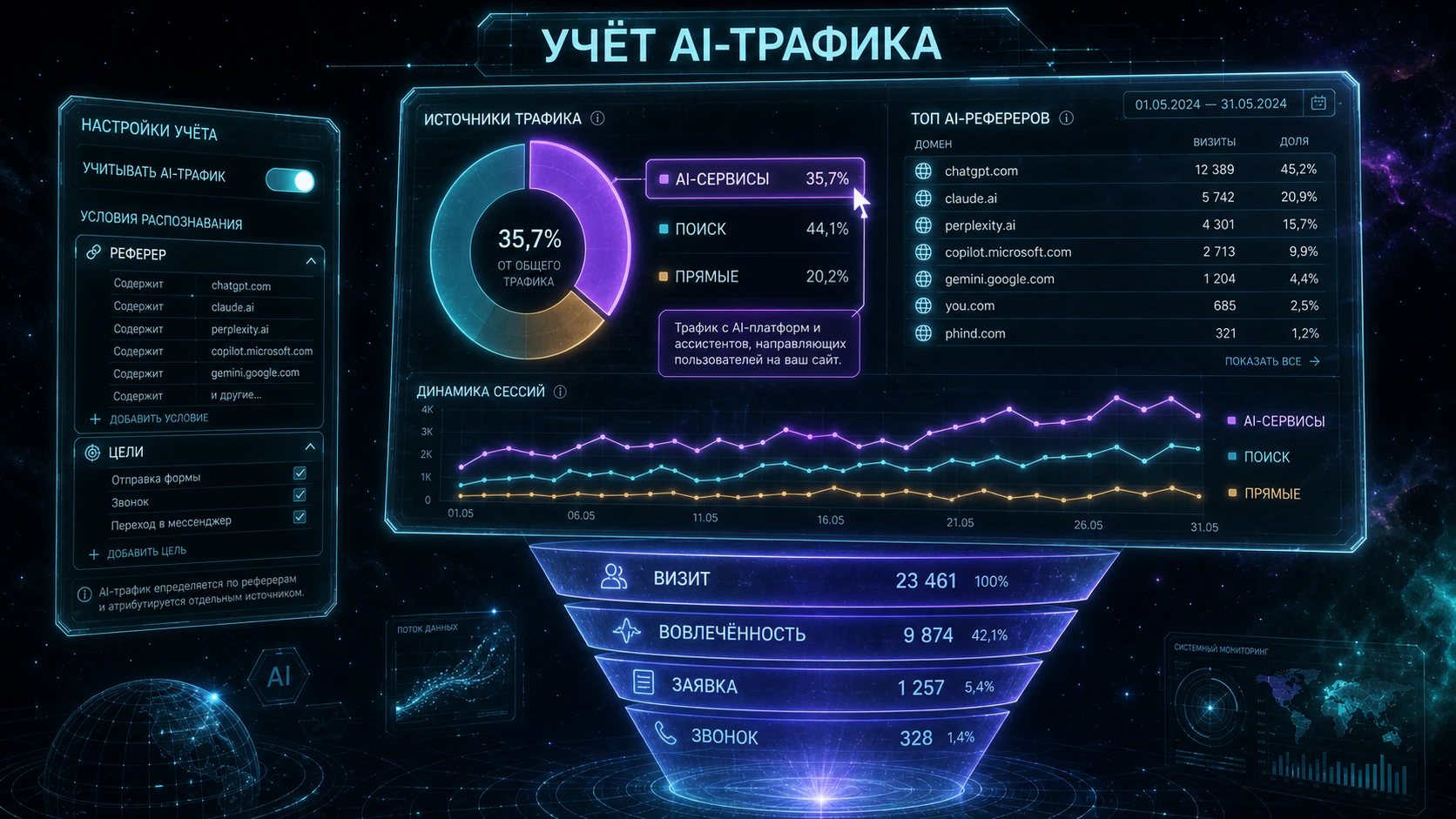Мониторинг AI-видимости бренда в нейросетях и генеративной выдаче